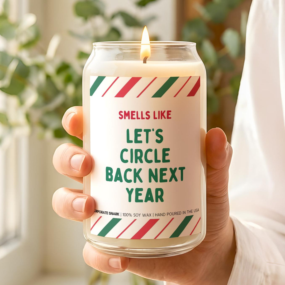 Let's Circle Back Next Year Candle