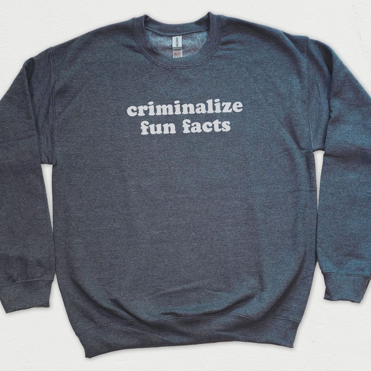 Criminalize Fun Facts Sweatshirt