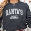 Santa's Favorite Accountant Christmas Sweatshirt