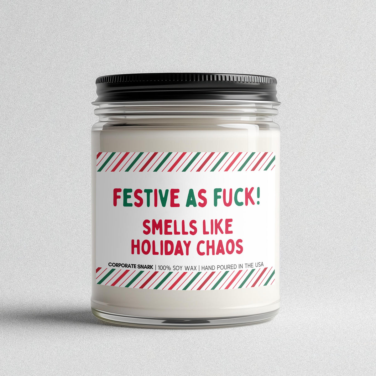 Festive As Fuck Christmas Candle