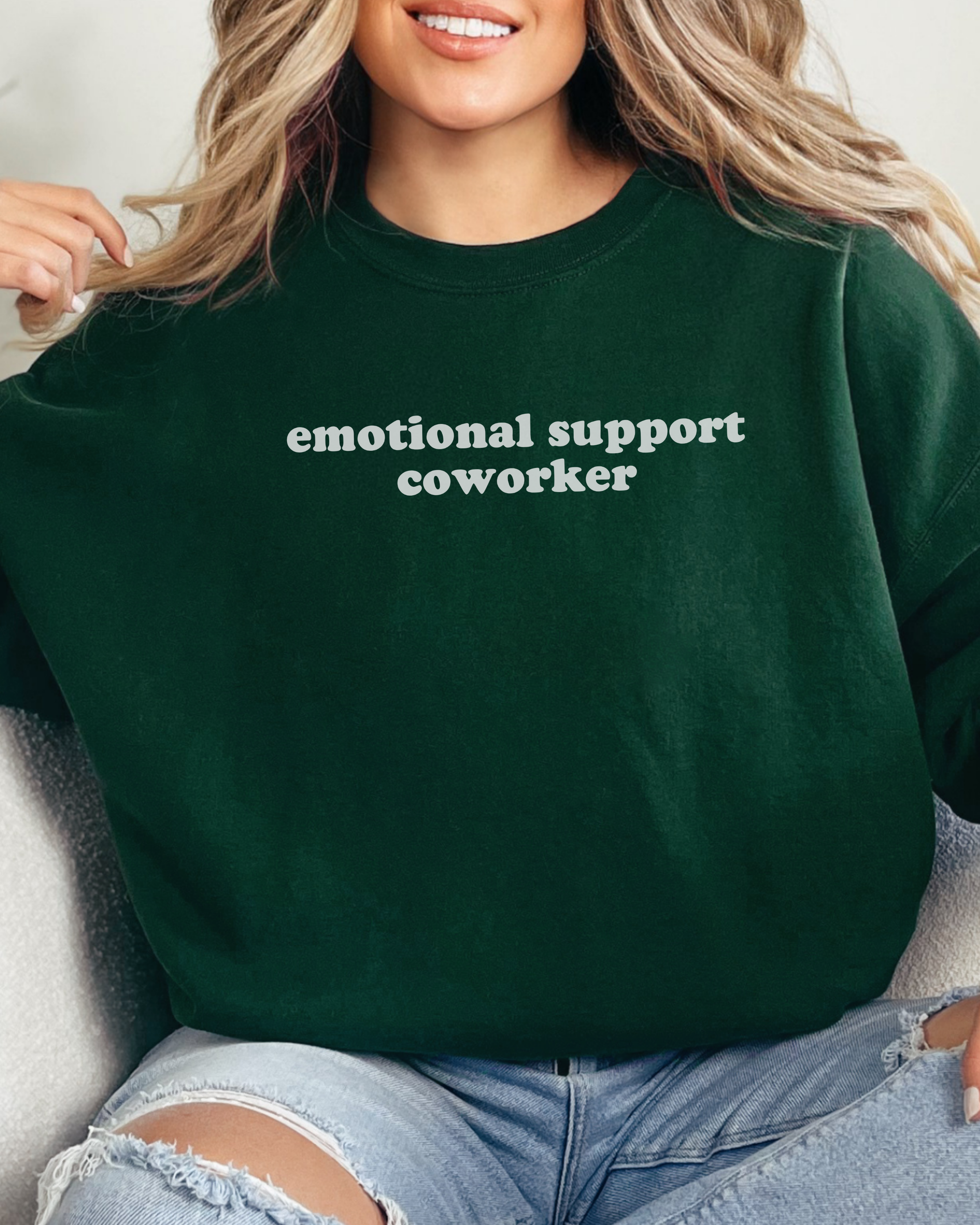 Emotional Support Coworker Sweatshirt