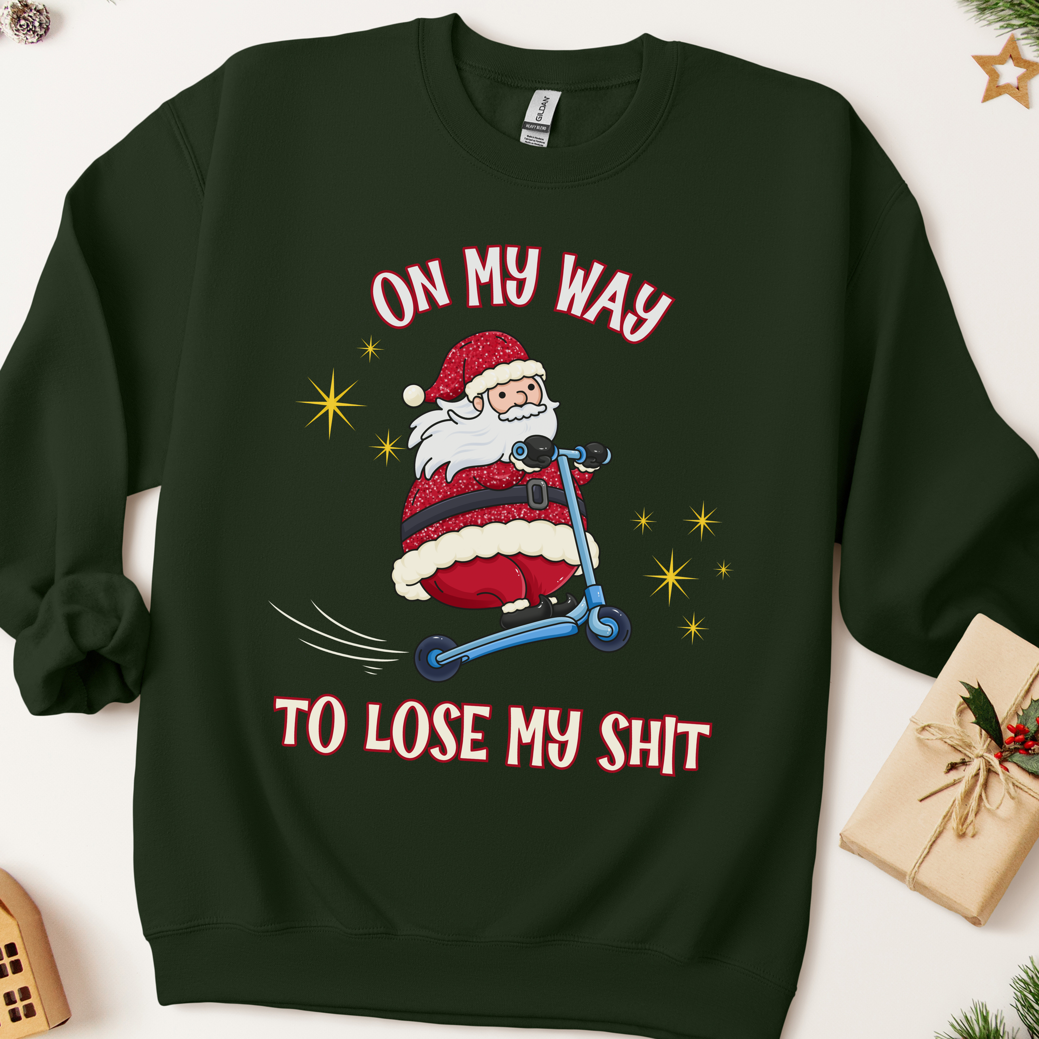 On My Way To Lose My Shit Christmas Sweatshirt