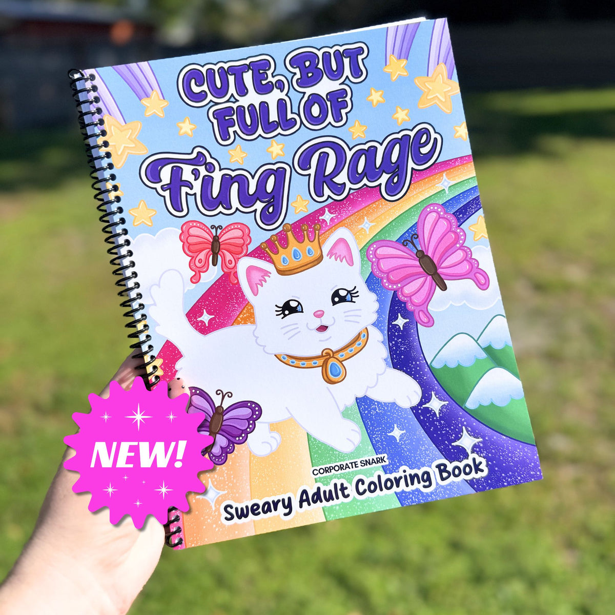 Cute, But Full of F'ing Rage Coloring Book – Corporate Snark