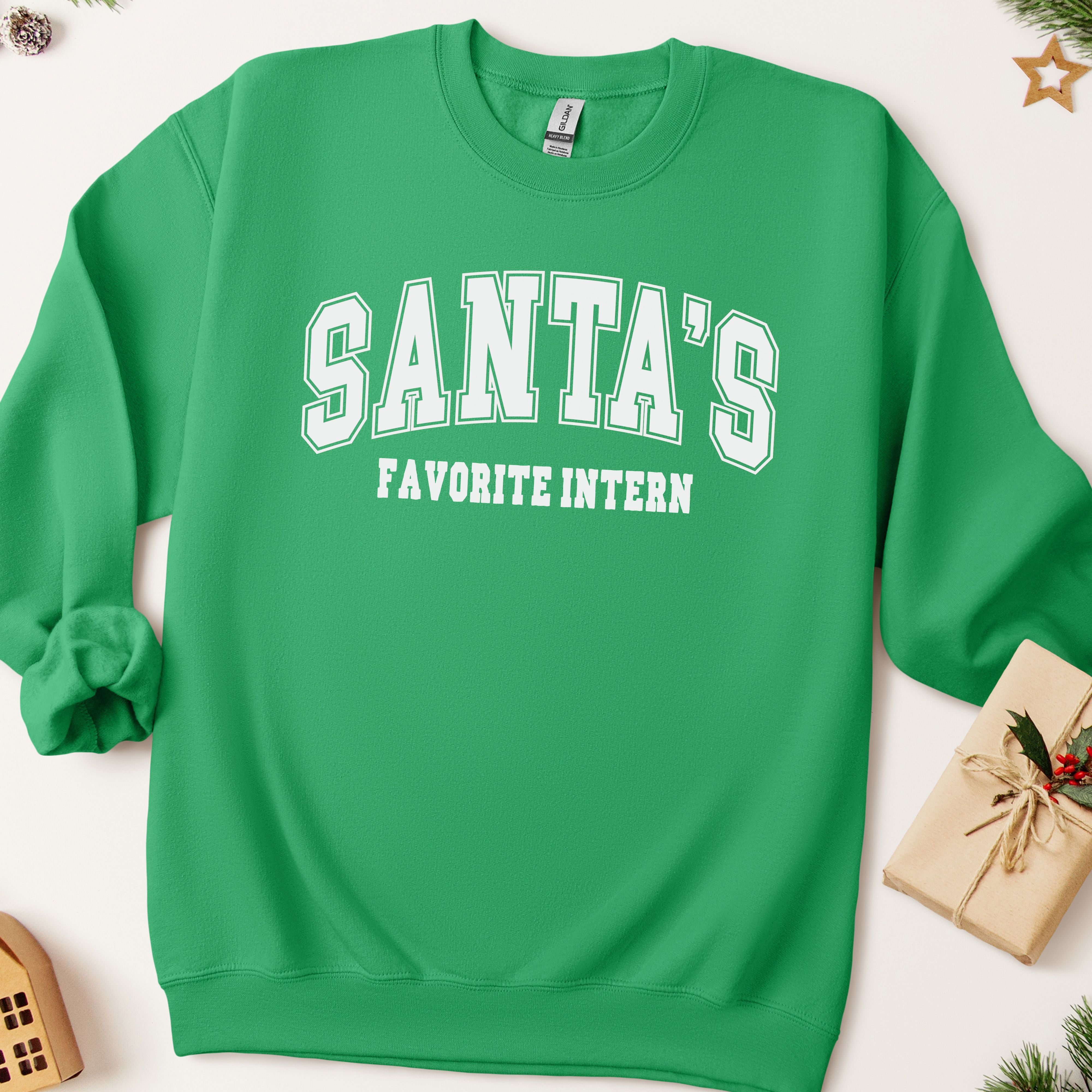 Santa's Favorite Intern Christmas Sweatshirt