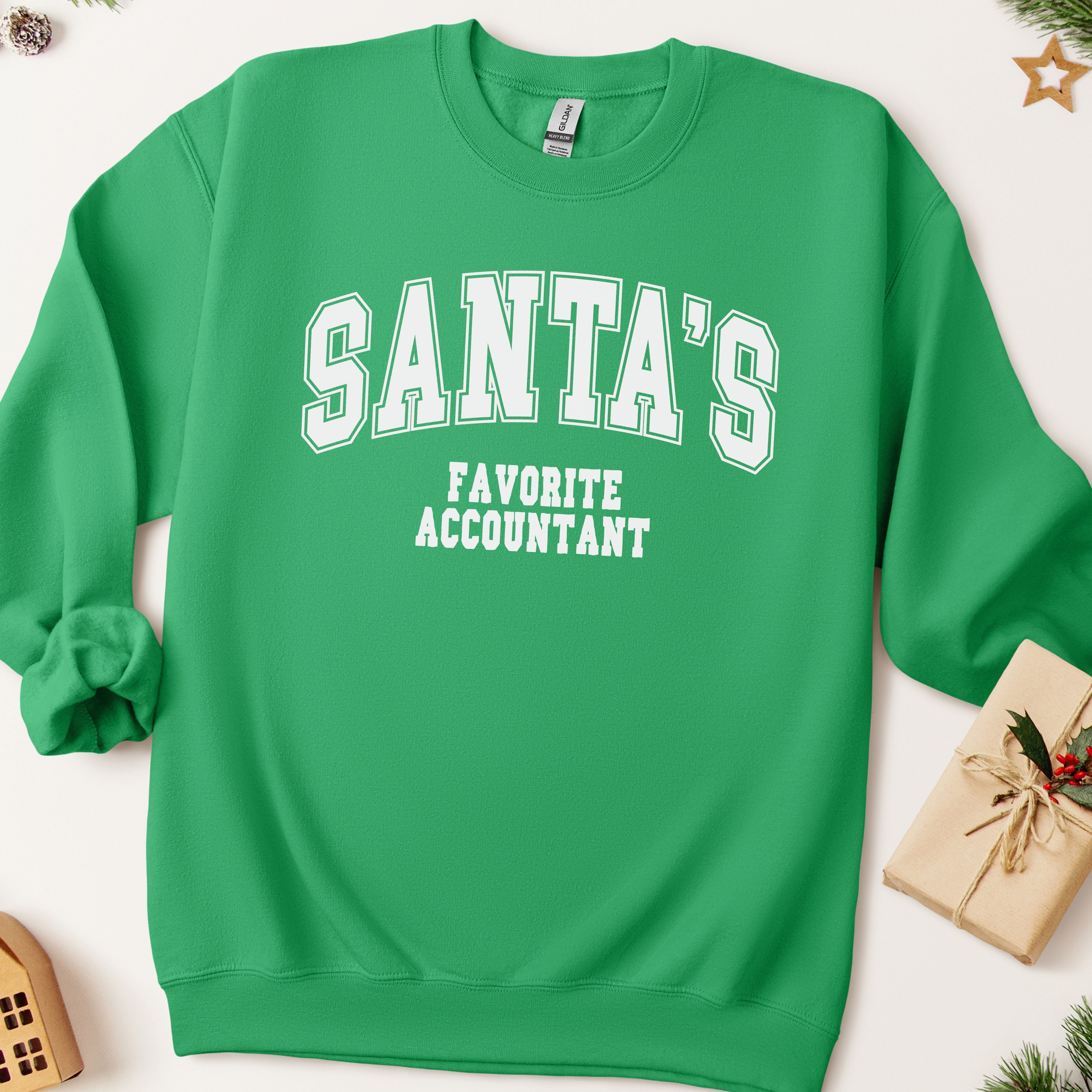 Santa's Favorite Accountant Christmas Sweatshirt