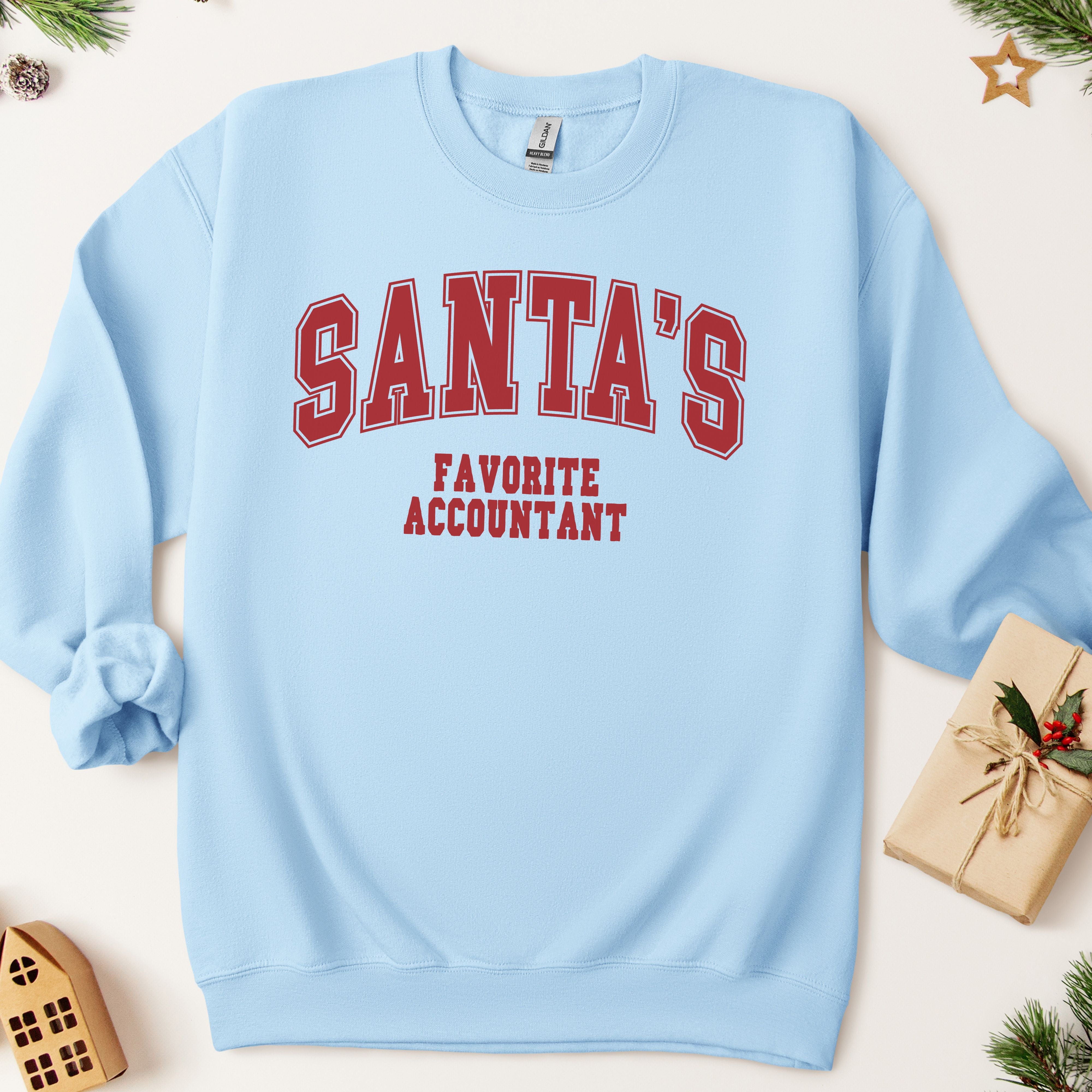 Santa's Favorite Accountant Christmas Sweatshirt