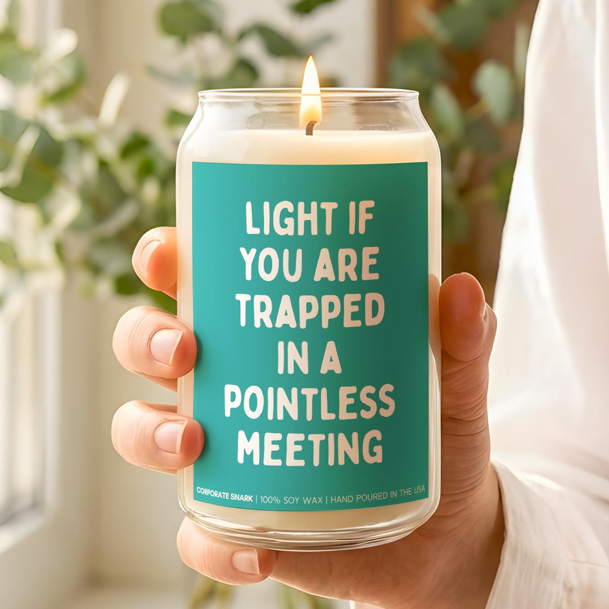 Light This If You Are Trapped Candle