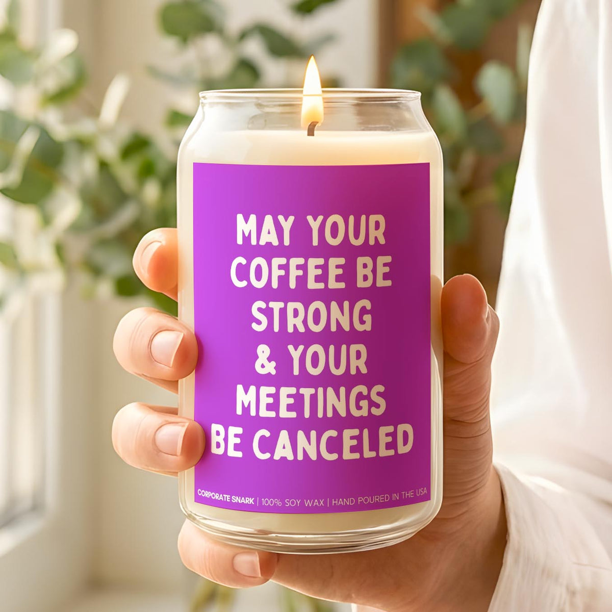 May Your Coffee Be Strong Candle