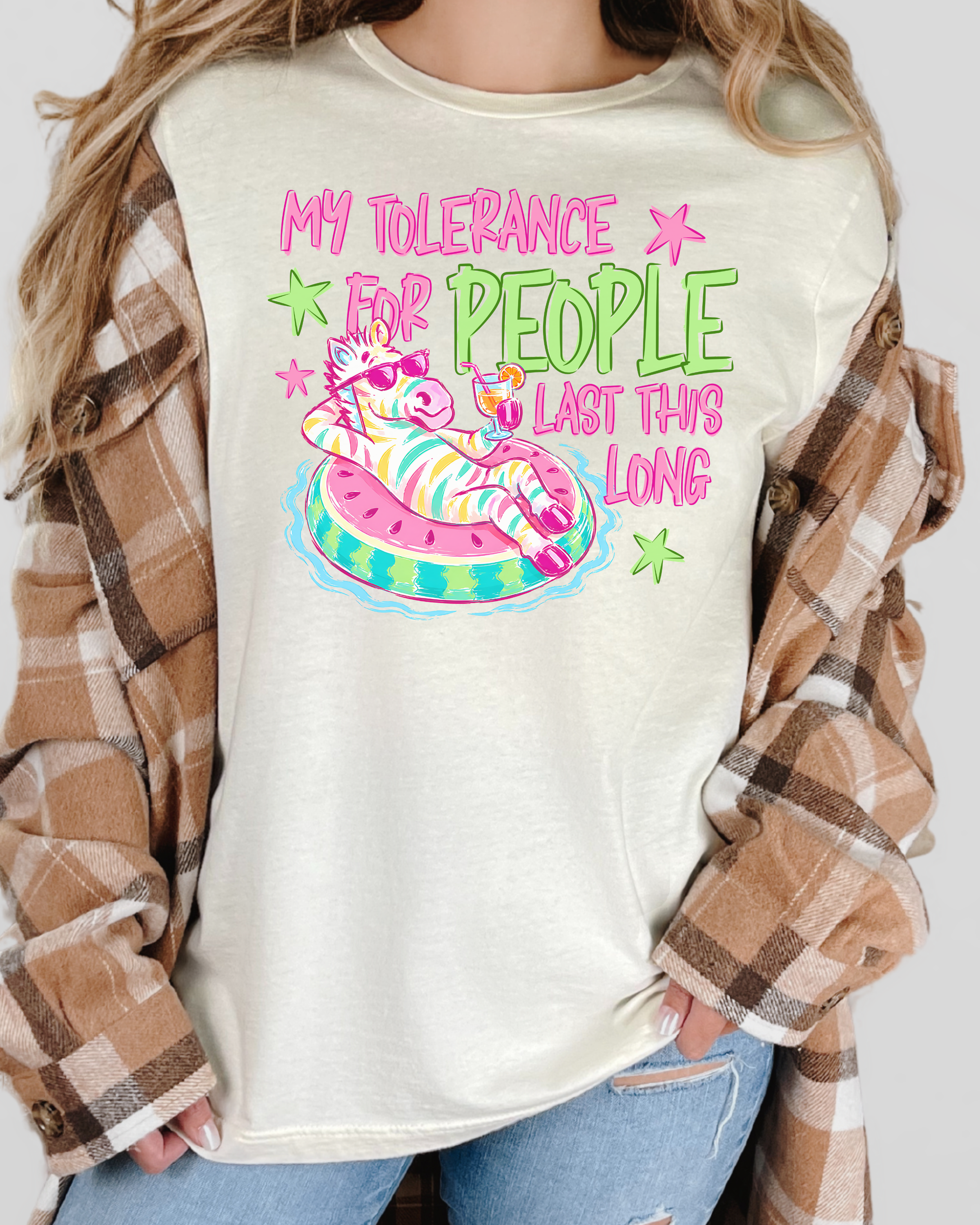 My Tolerance For People Lasts This Long Tshirt