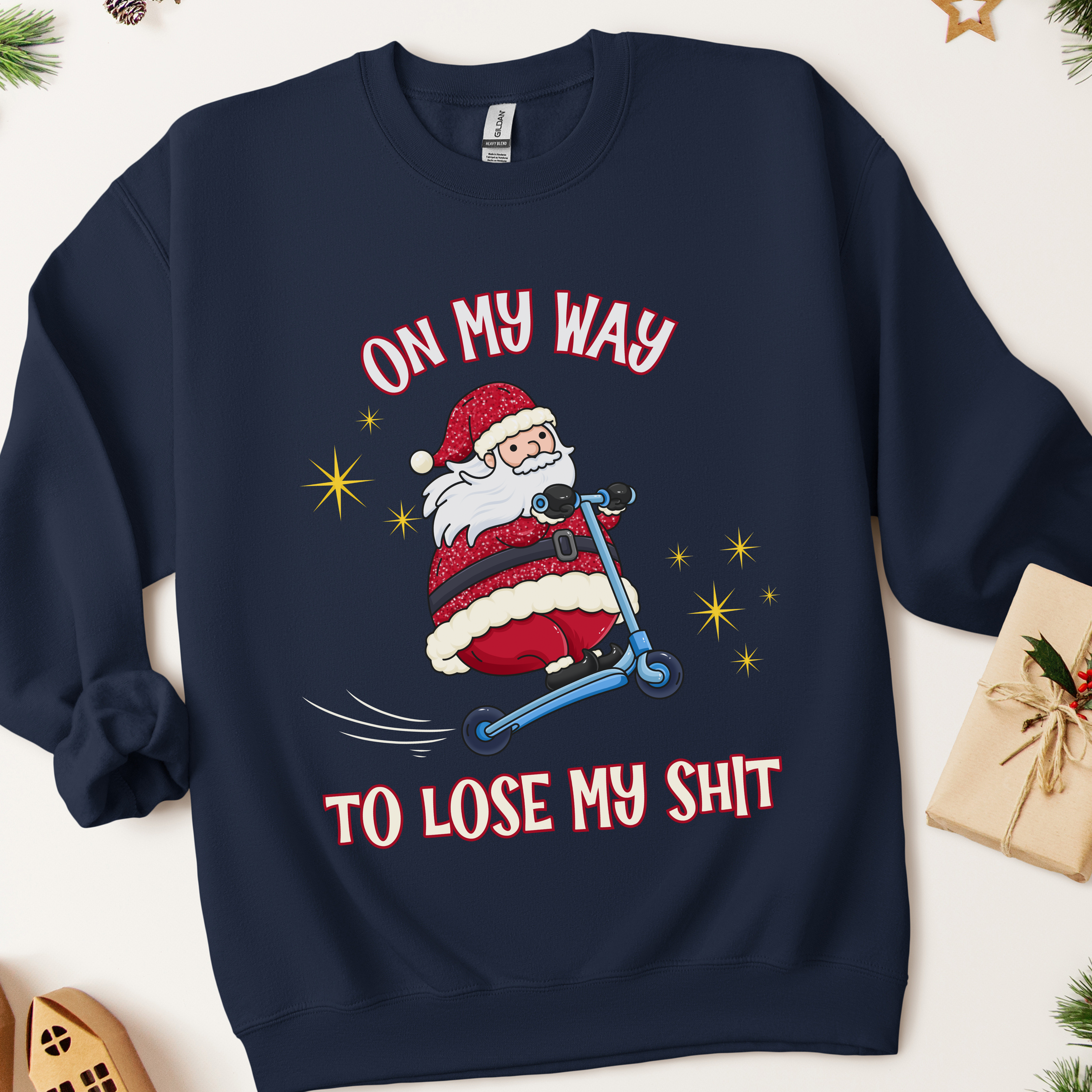 On My Way To Lose My Shit Christmas Sweatshirt