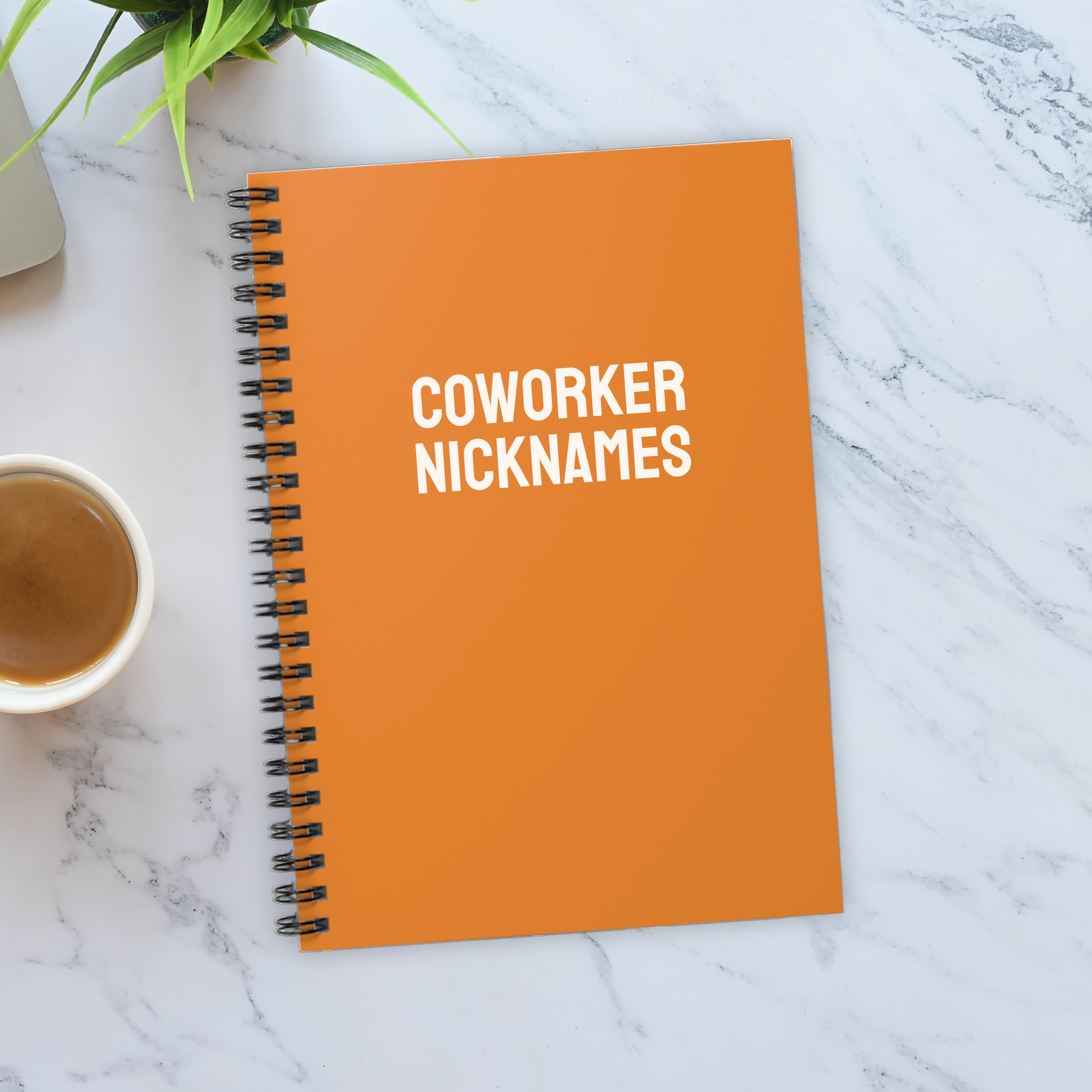 Coworker Nicknames Notebook