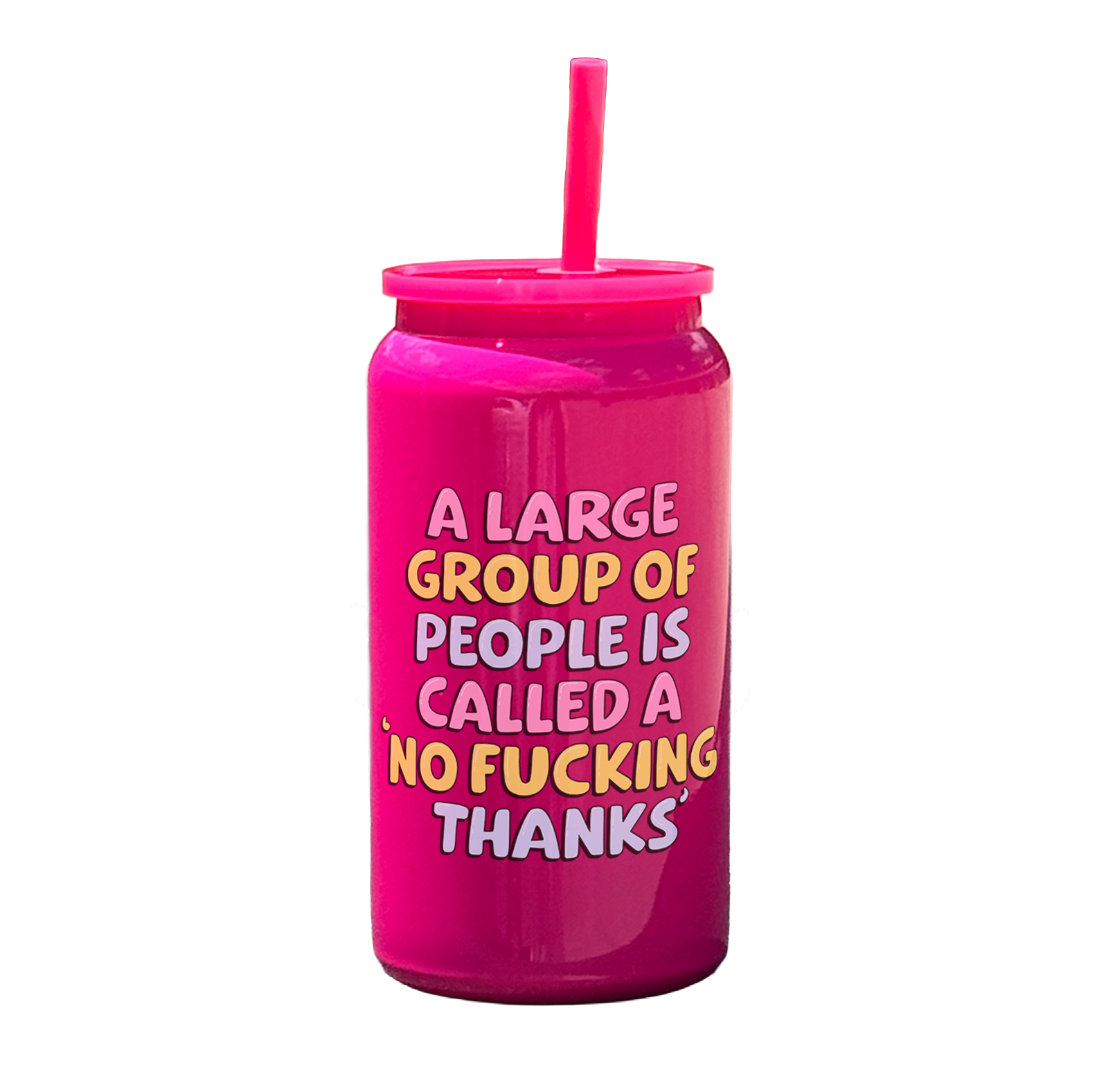 A Large Group of People Is Called A No Thanks Tumbler