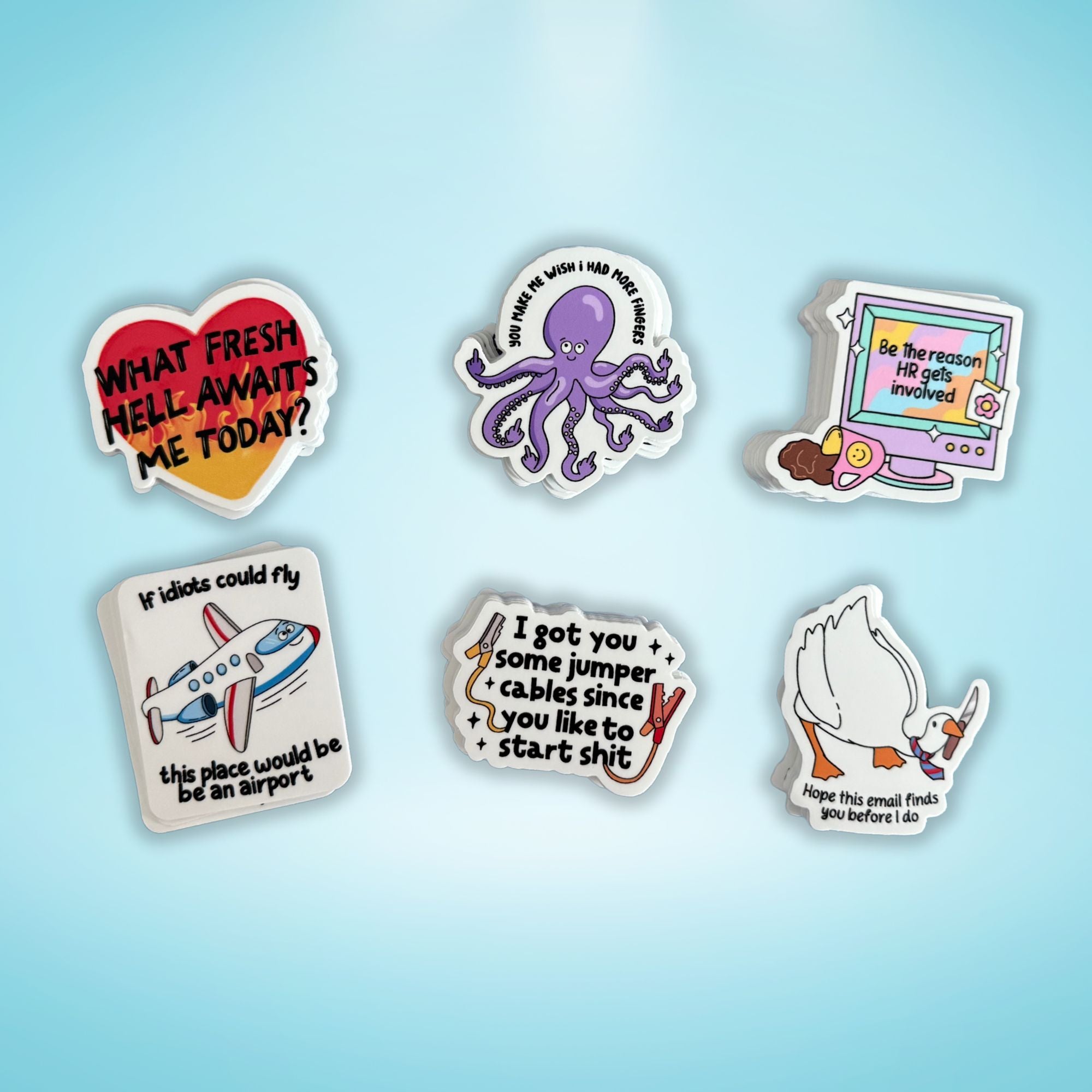 Corporate Unhinged Volume 2: Sticker 6-Pack