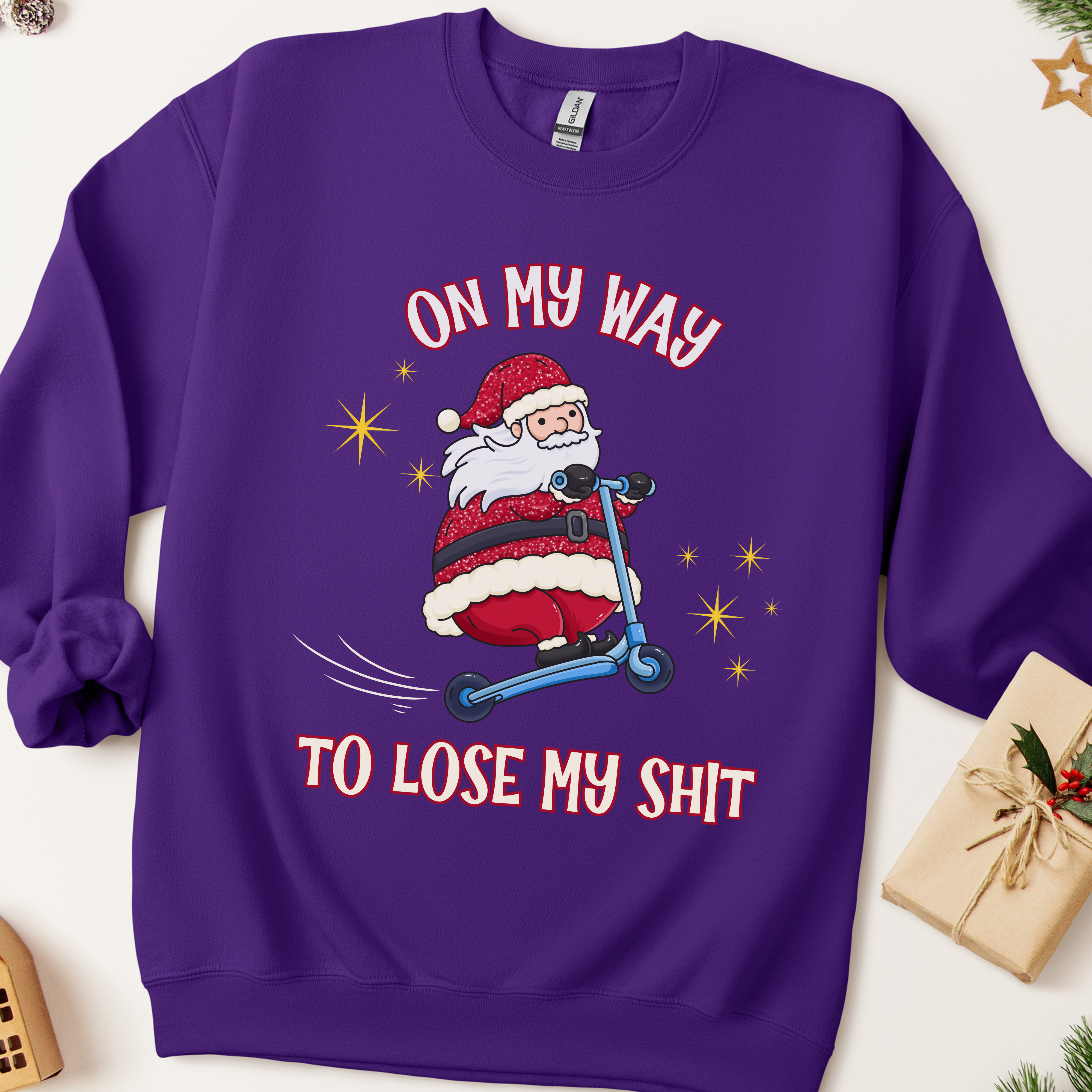 On My Way To Lose My Shit Christmas Sweatshirt