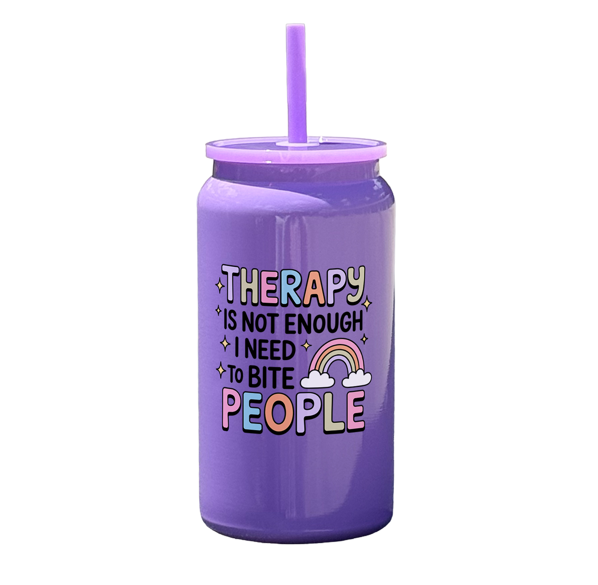 Therapy is Not Enough, I Need to Bite People Tumbler