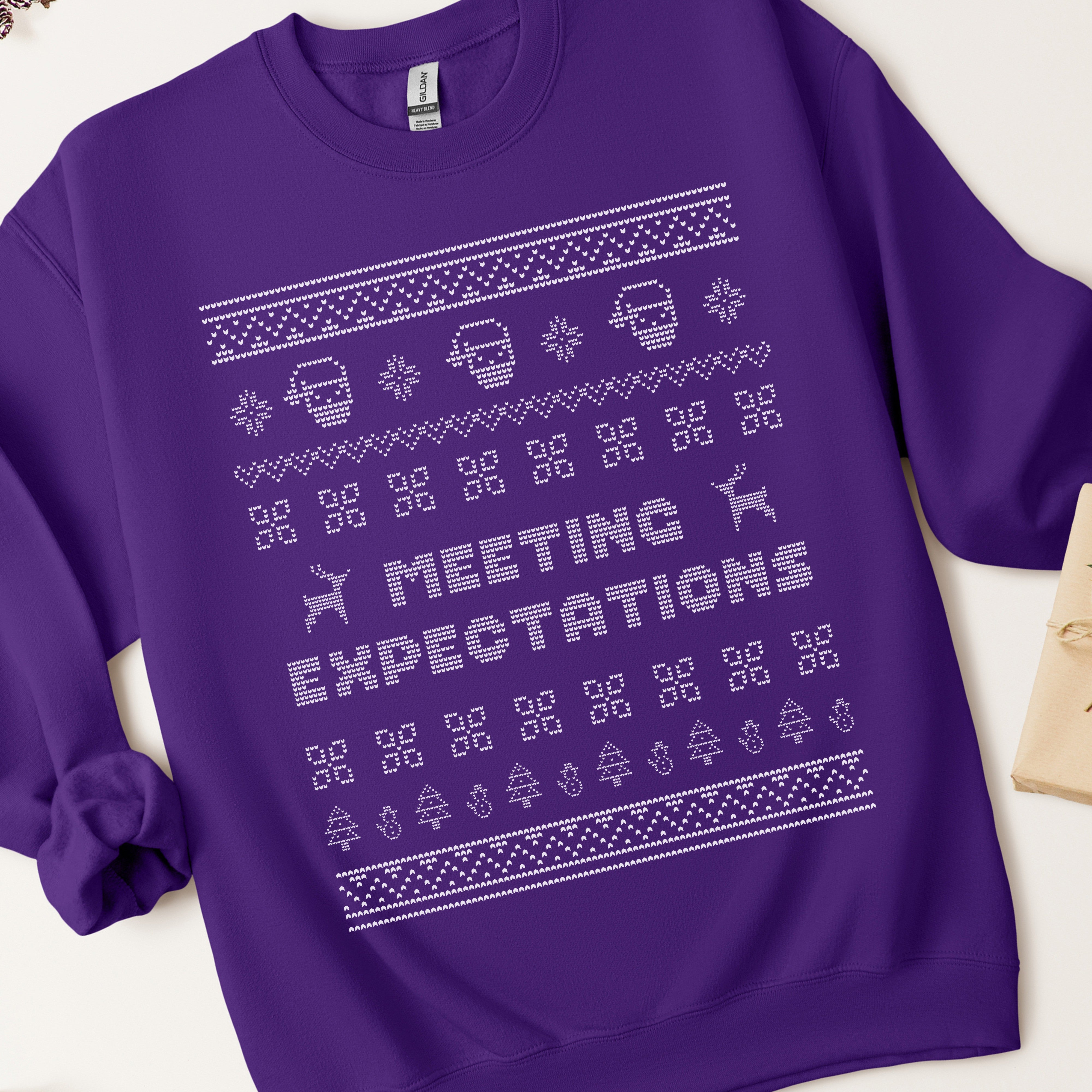 Meeting Expectations Ugly Sweater Sweatshirt