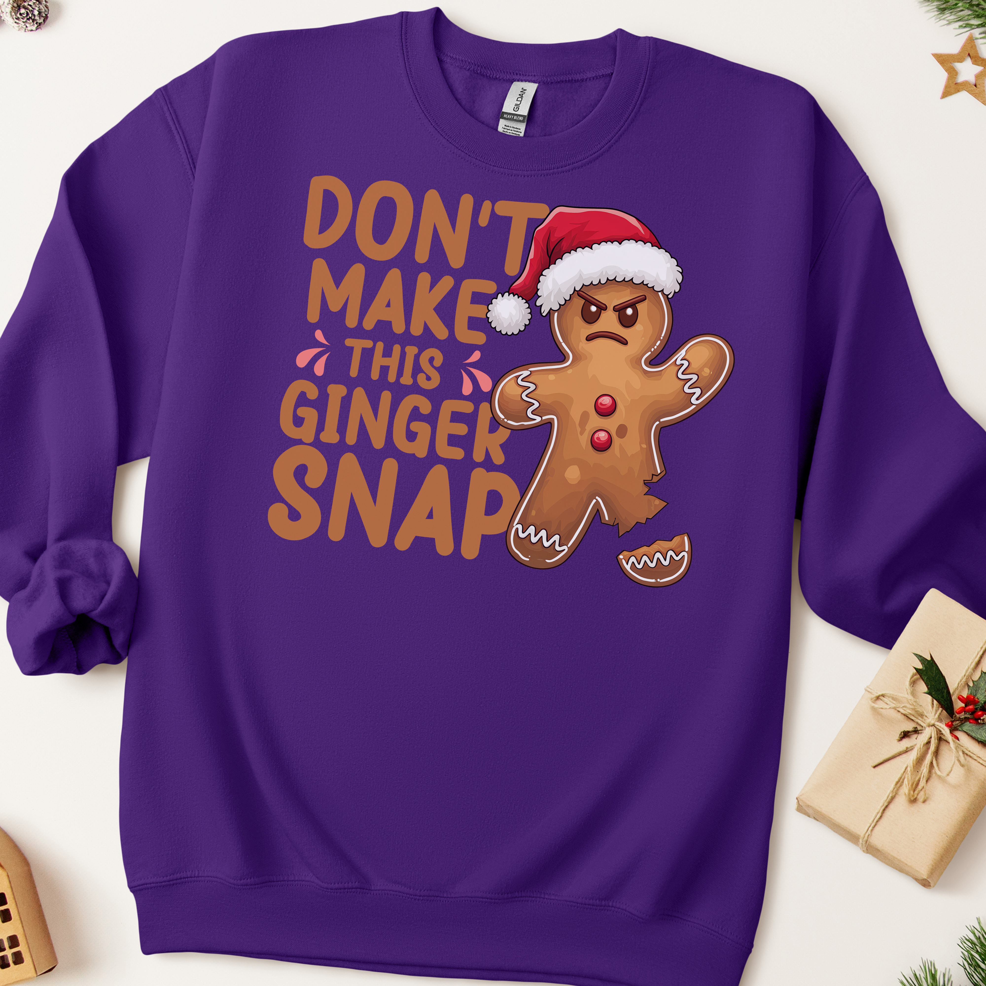Don't Make This Ginger Snap Christmas Sweatshirt