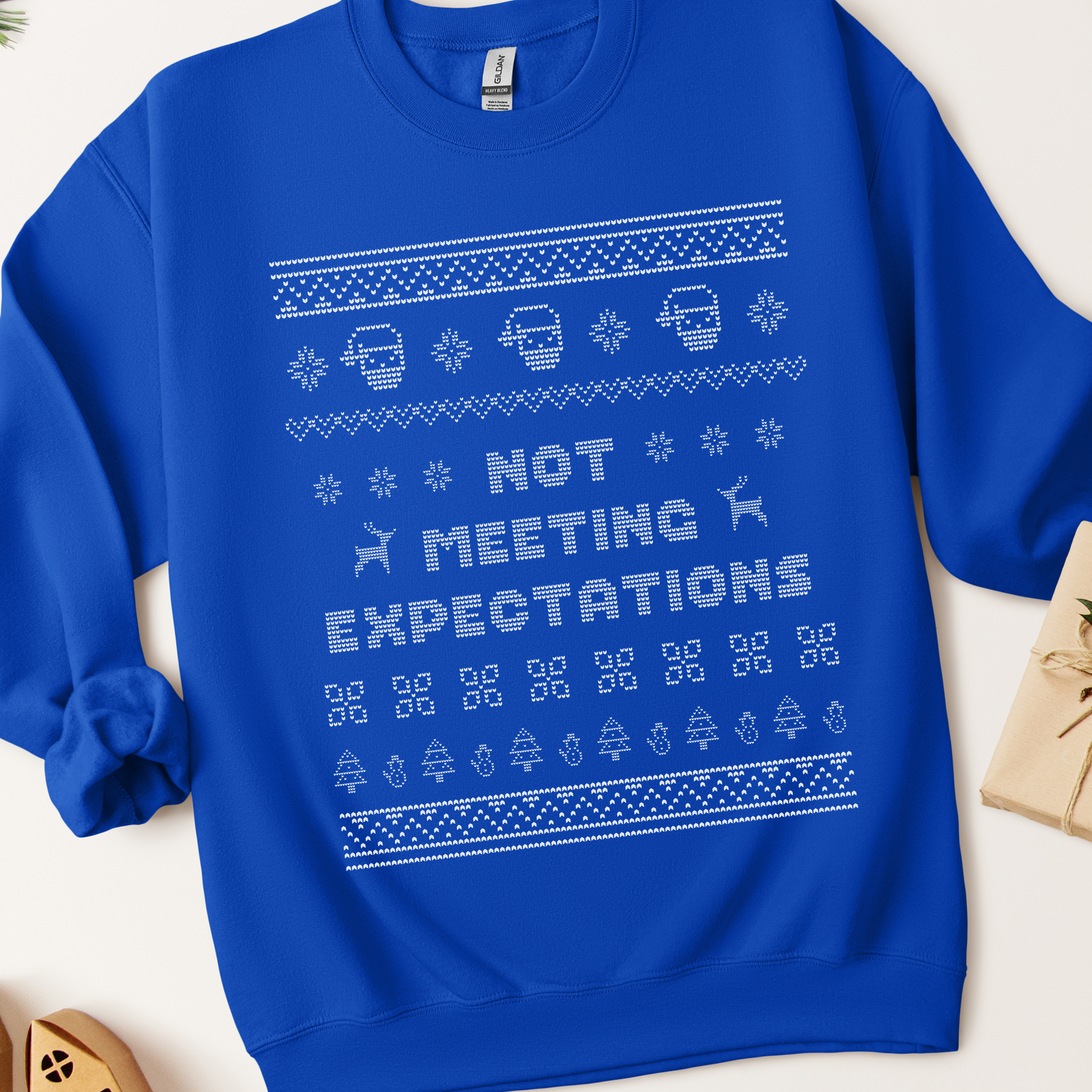 Not Meeting Expectations Ugly Sweater Sweatshirt