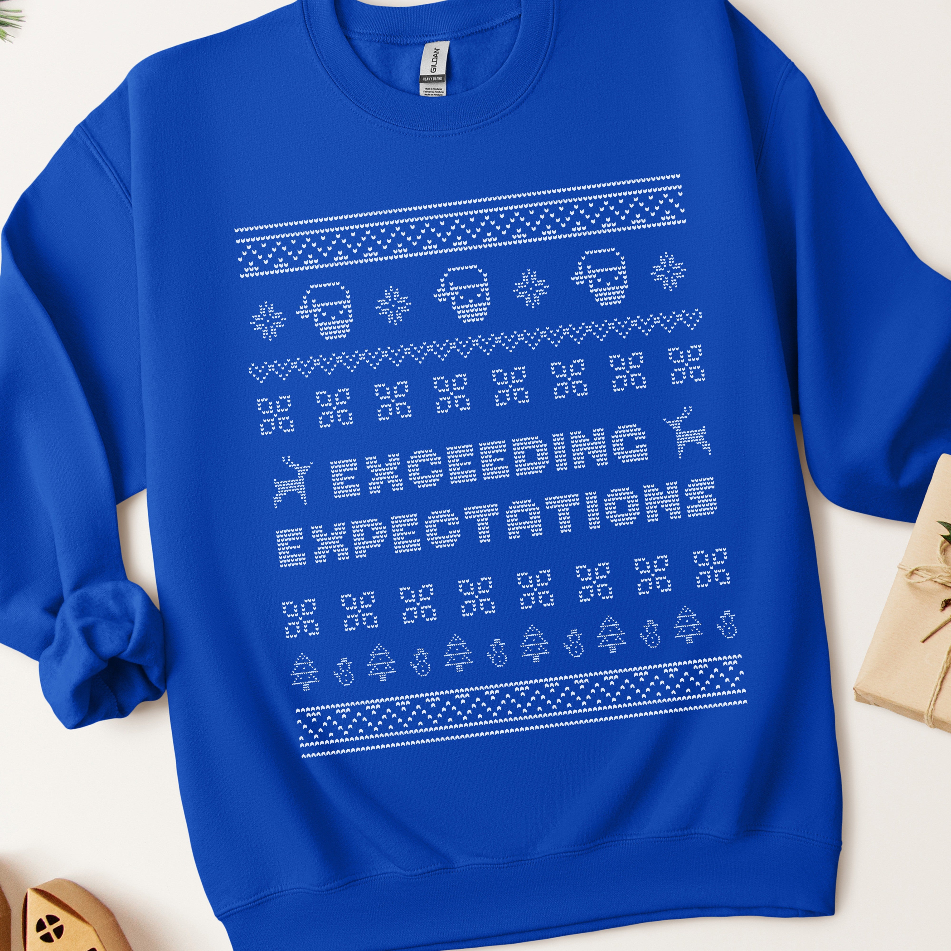 Exceeding Expectations Ugly Sweater Sweatshirt