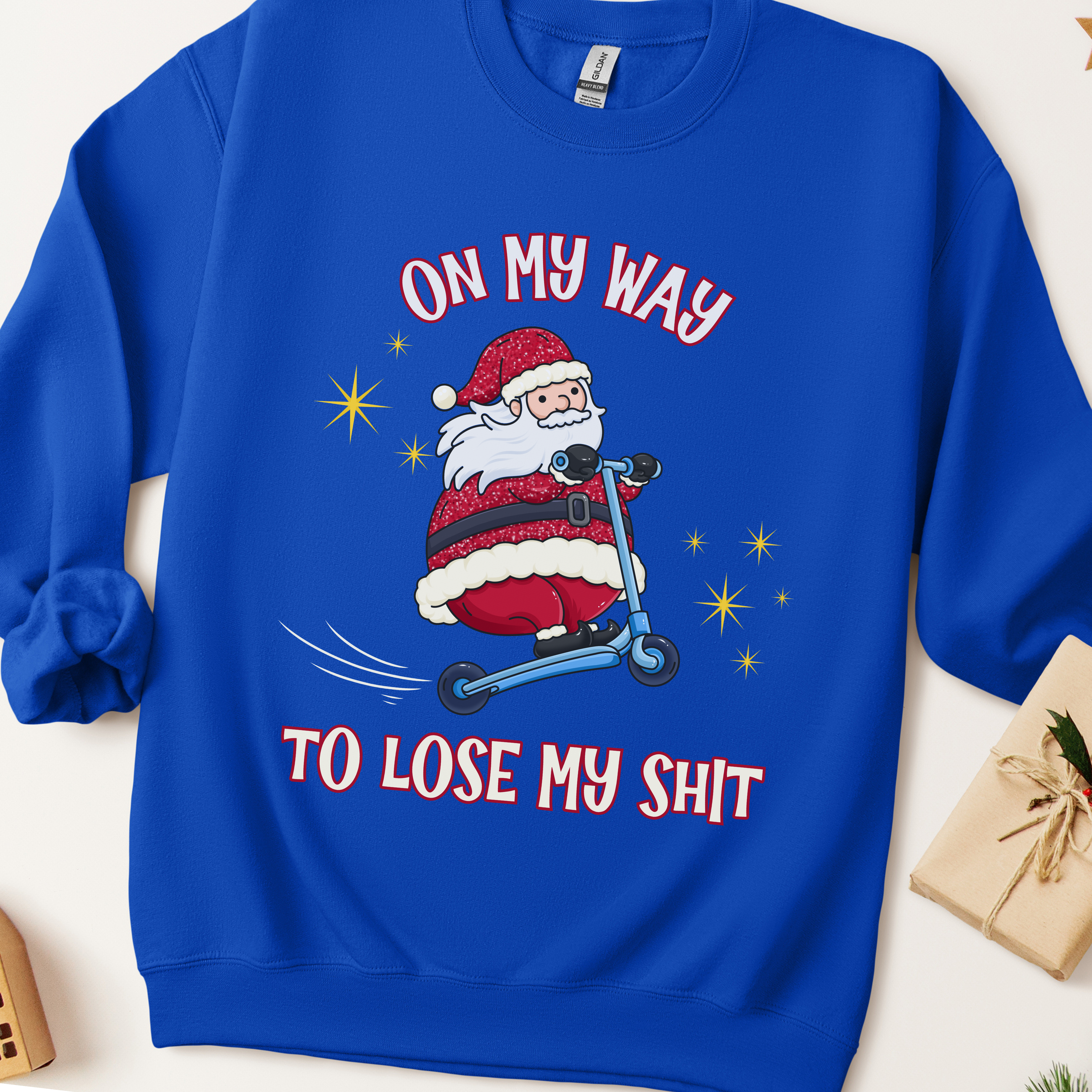 On My Way To Lose My Shit Christmas Sweatshirt