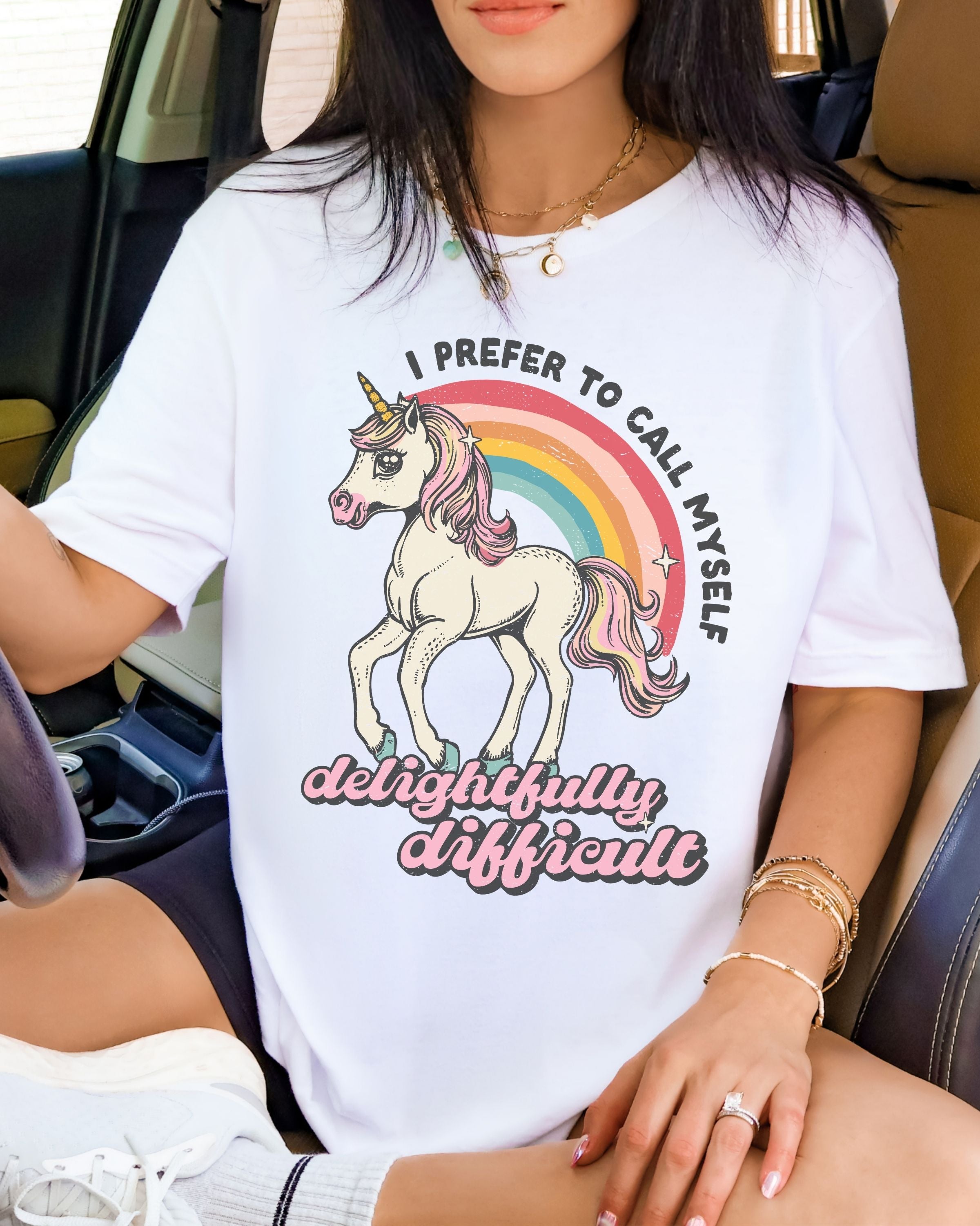 I Prefer To Call Myself Delightfully Difficult Tshirt