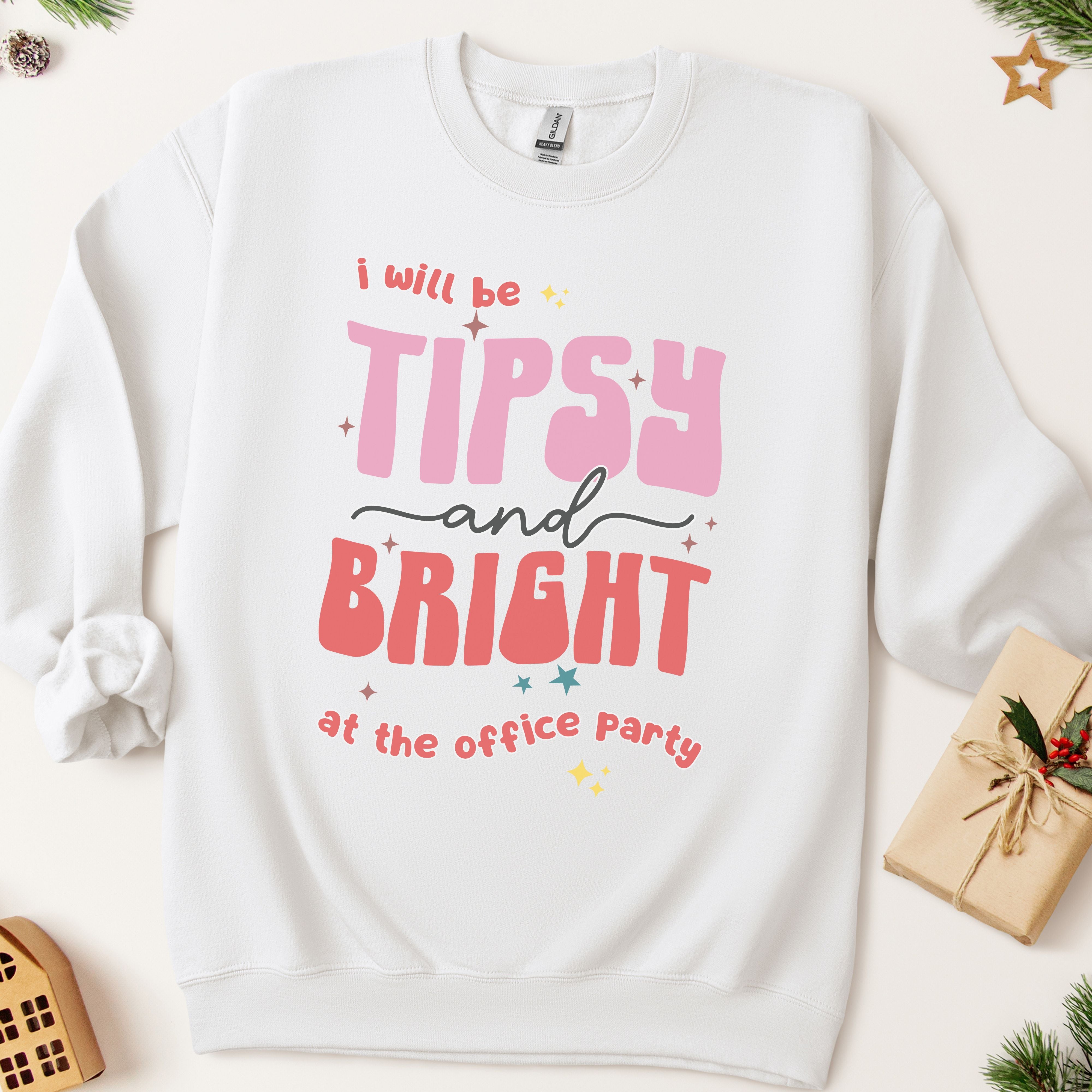 Tipsy and Bright at the Office Party Sweatshirt